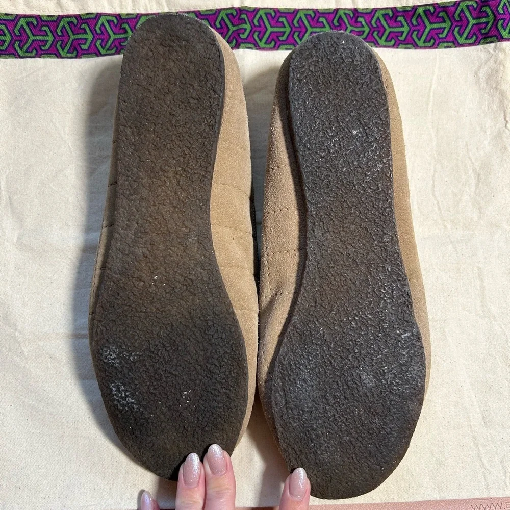 Tory Burch Tan Slippers- new inner soles- Size 10 - Picture 6 of 8